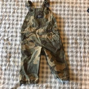 6 mo OshKosh B’gosh Camo Overalls
